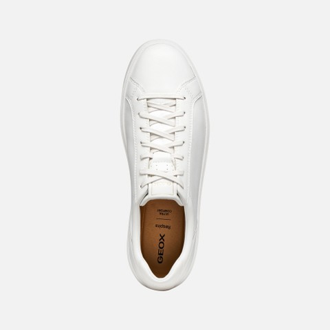 Sneakers in pelle SPHERICA ACTIF X4 UOMO Bianco - image number 6 | GEOX