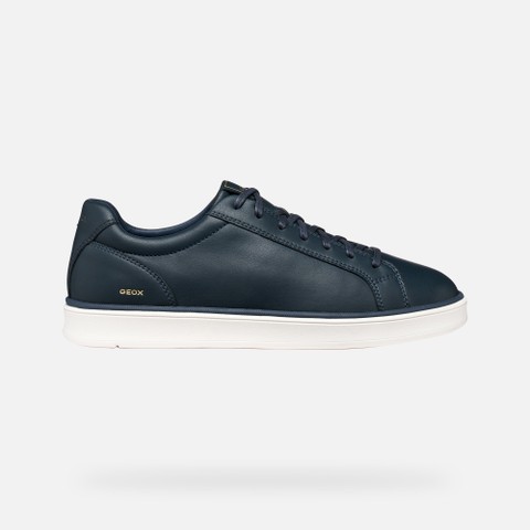 Leather sneakers SPHERICA ACTIF X4 MAN Navy - image number 2 | GEOX