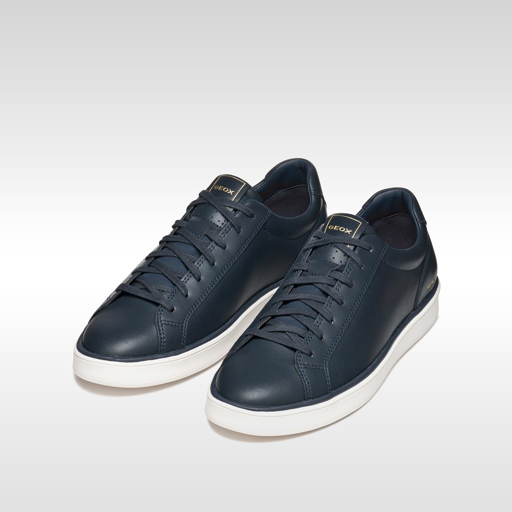 Leather sneakers SPHERICA ACTIF X4 MAN Navy - image number 8 | GEOX