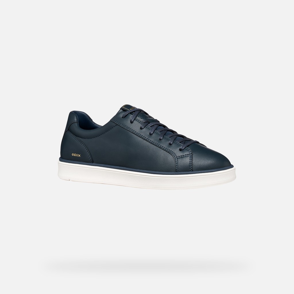Leather sneakers SPHERICA ACTIF X4 MAN Navy - image number 3 | GEOX