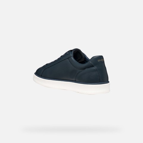 Leather sneakers SPHERICA ACTIF X4 MAN Navy - image number 4 | GEOX