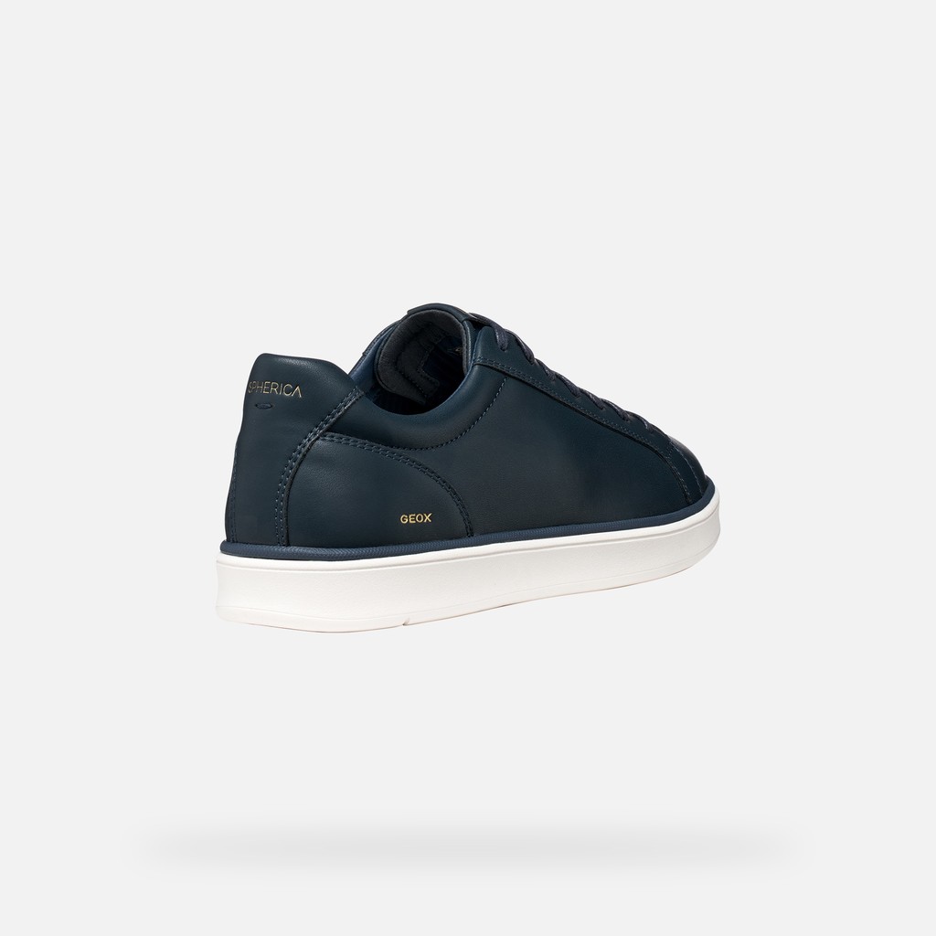 Leather sneakers SPHERICA ACTIF X4 MAN Navy - image number 5 | GEOX
