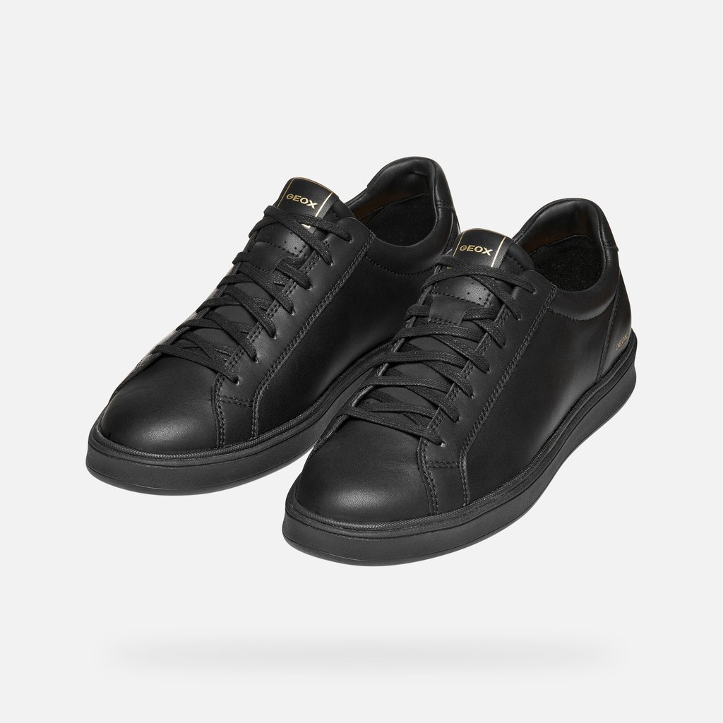 Leather sneakers SPHERICA ACTIF X4 MAN Black - image number 8 | GEOX