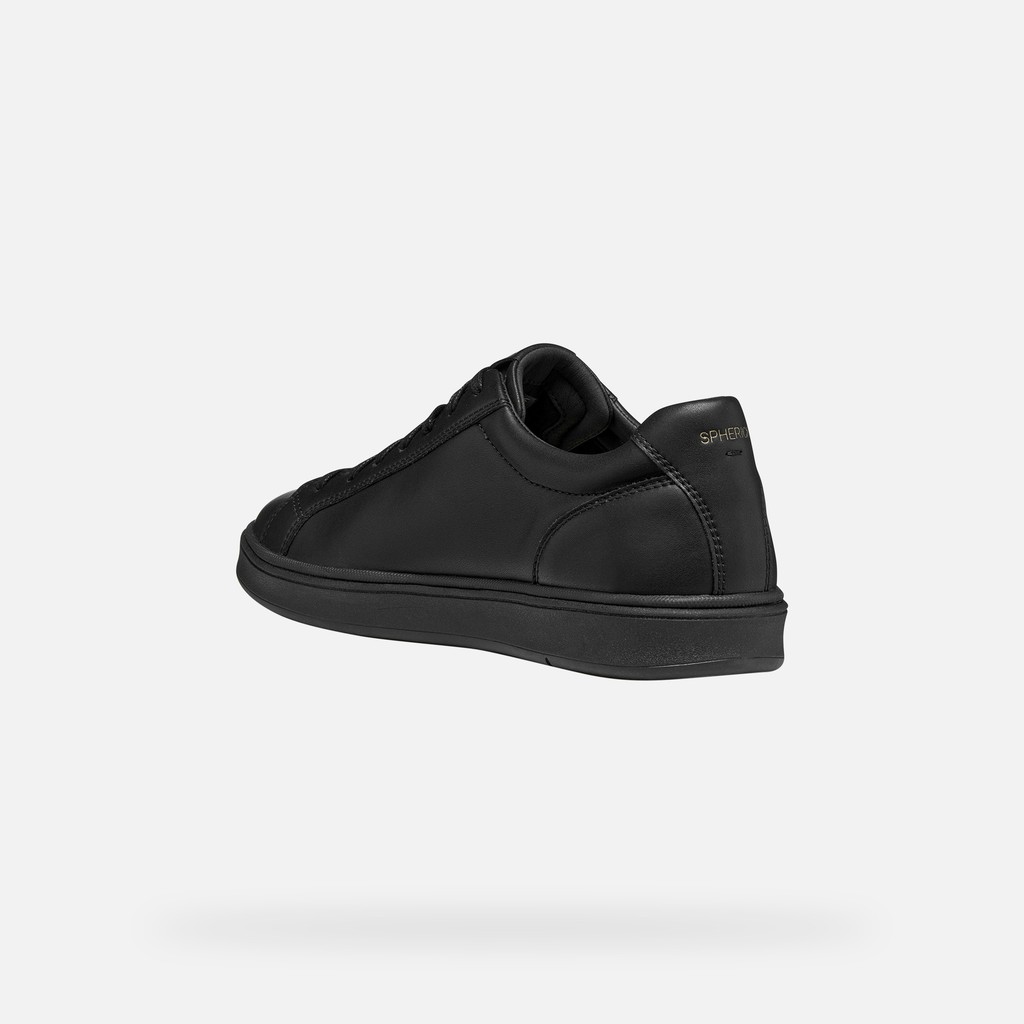 Leather sneakers SPHERICA ACTIF X4 MAN Black - image number 4 | GEOX