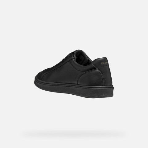 Leather sneakers SPHERICA ACTIF X4 MAN Black - image number 4 | GEOX