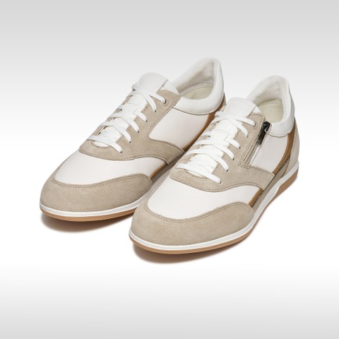 Low top sneakers RENAN MAN Sand/White - image number 2 | GEOX