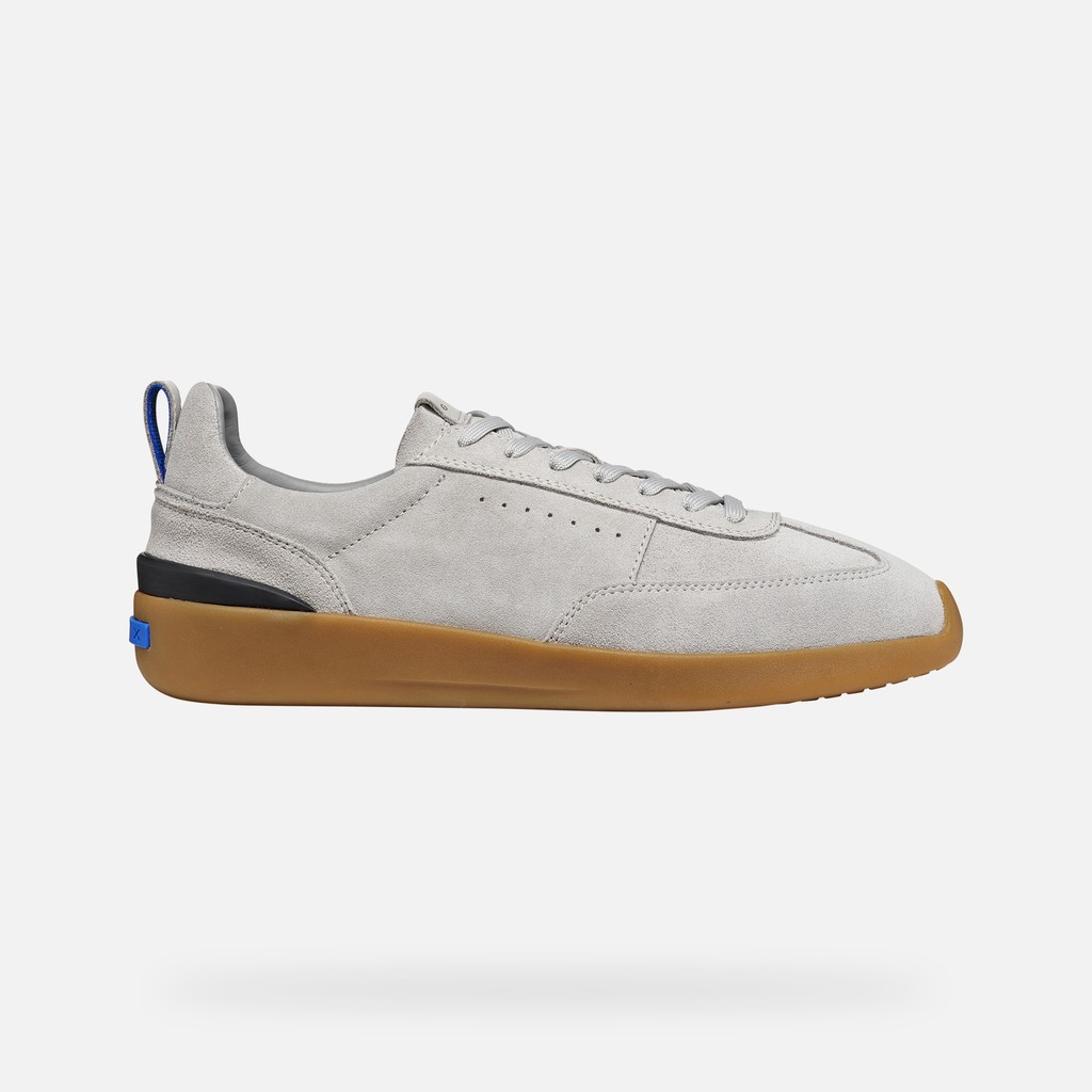 Leather sneakers GXRN-02 MAN Grey - image number 2 | GEOX