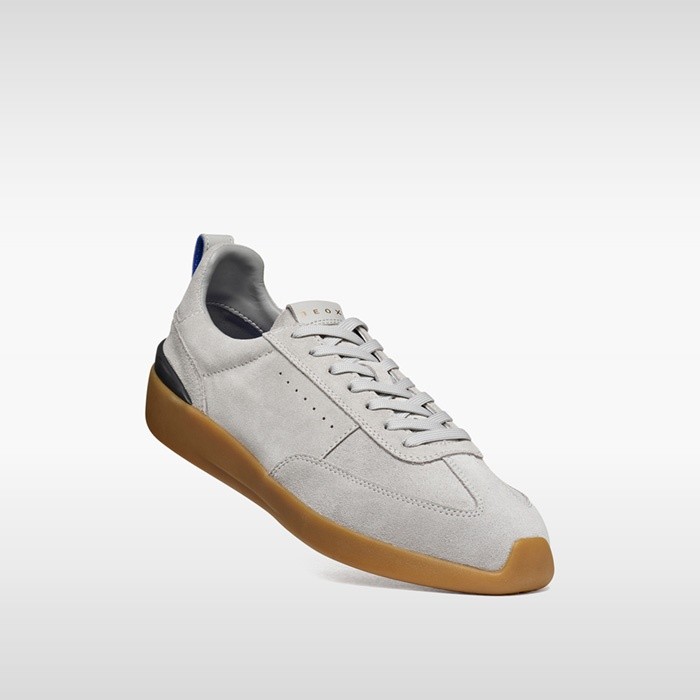 Leather sneakers GXRN-02 MAN Grey | GEOX