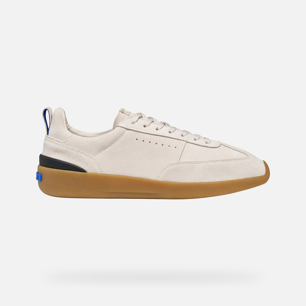 Leather sneakers GXRN-02 MAN Ivory - image number 1 | GEOX