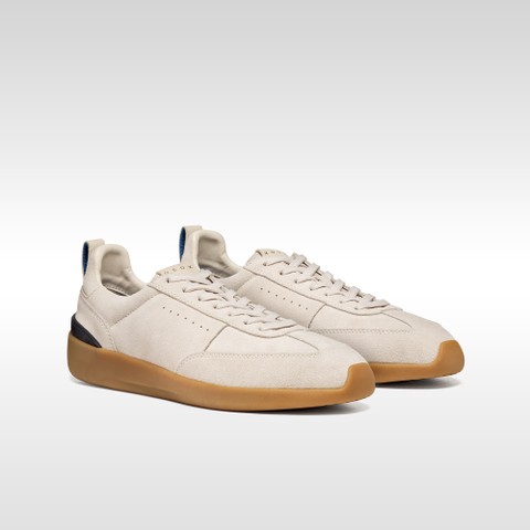 Leather sneakers GXRN-02 MAN Ivory - image number 7 | GEOX