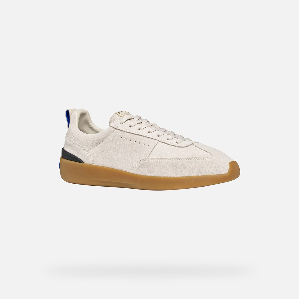 Leather sneakers GXRN-02 MAN Ivory - image number 2 | GEOX
