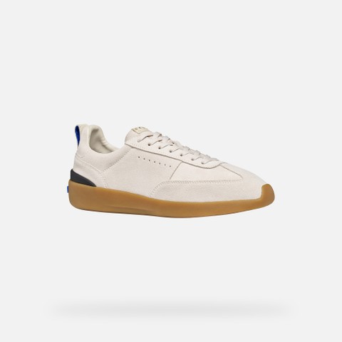 Leather sneakers GXRN-02 MAN Ivory - image number 2 | GEOX