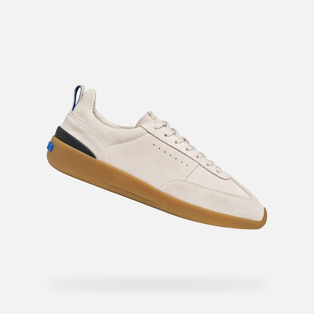 Leather sneakers GXRN-02 MAN Ivory - image number 0 | GEOX