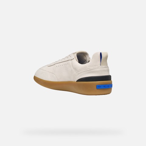 Leather sneakers GXRN-02 MAN Ivory - image number 3 | GEOX