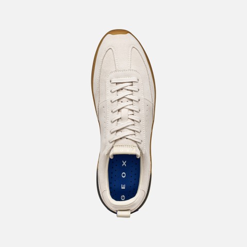 Leather sneakers GXRN-02 MAN Ivory - image number 5 | GEOX
