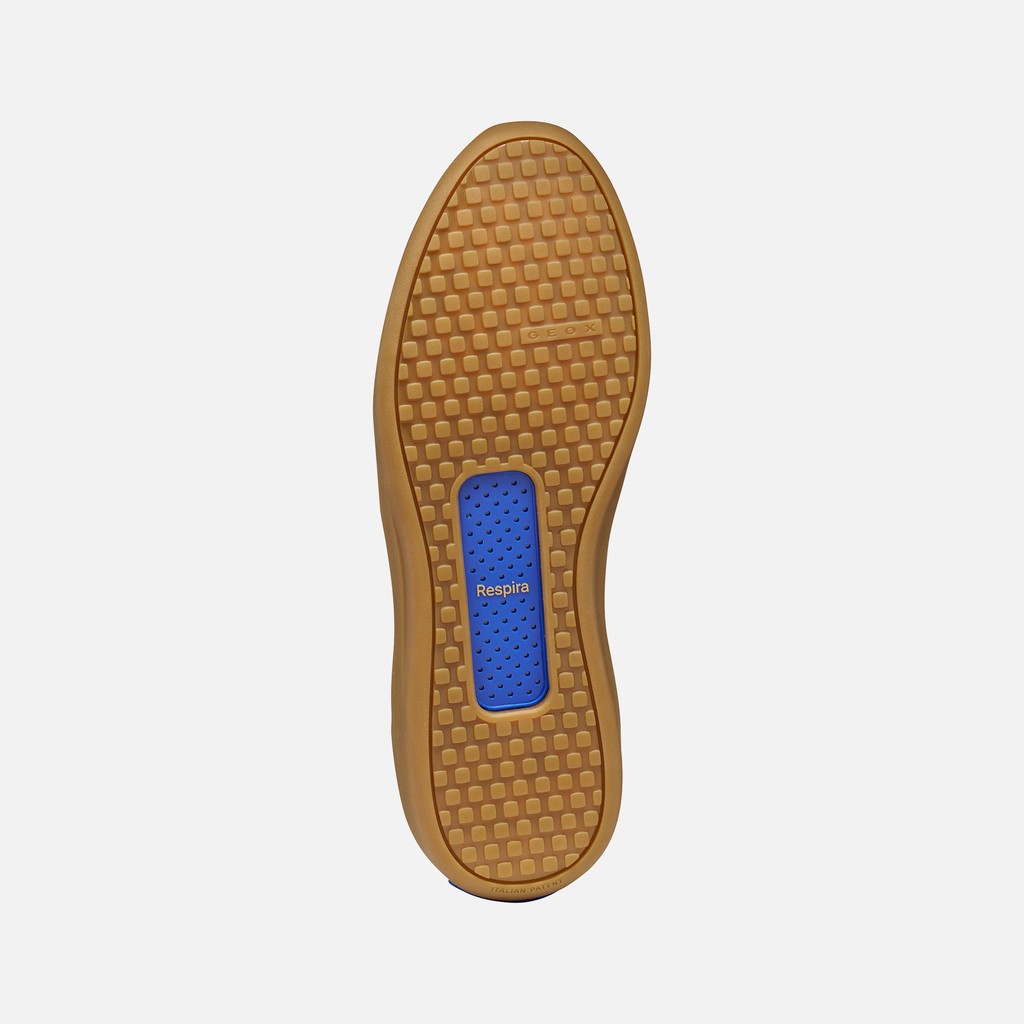Leather sneakers GXRN-02 MAN Ivory - image number 6 | GEOX