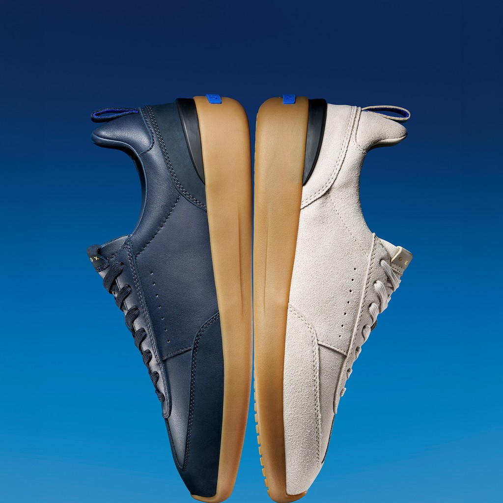 Leather sneakers GXRN-02 MAN Ivory - image number 9 | GEOX