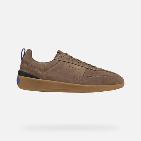 Leather sneakers GXRN-02 MAN Taupe - image number 2 | GEOX