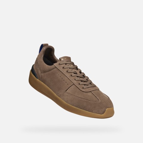 Leather sneakers GXRN-02 MAN Taupe - image number 5 | GEOX