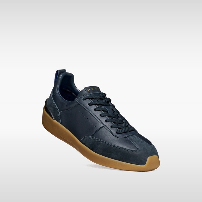 Leather sneakers GXRN-02 MAN Navy | GEOX