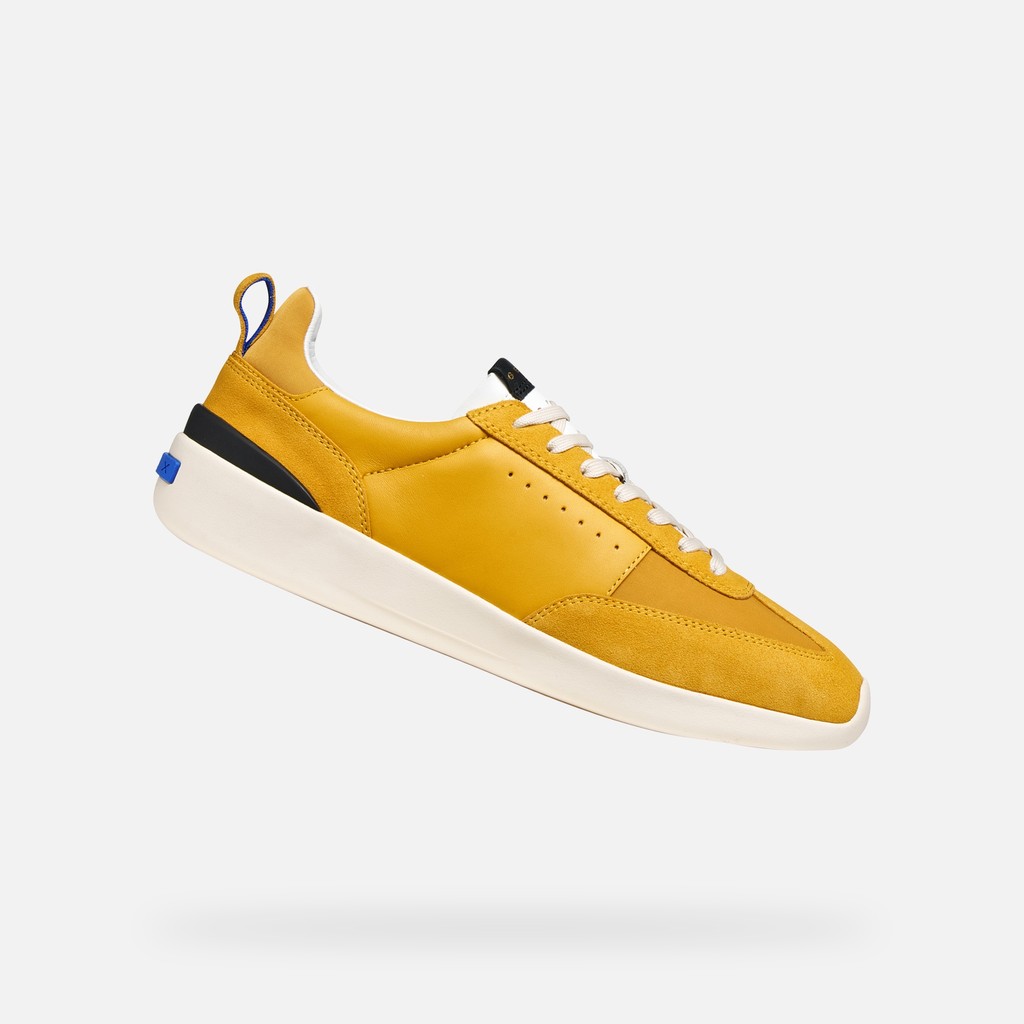 Low top sneakers GXRN-02 MAN Yellow - image number 0 | GEOX