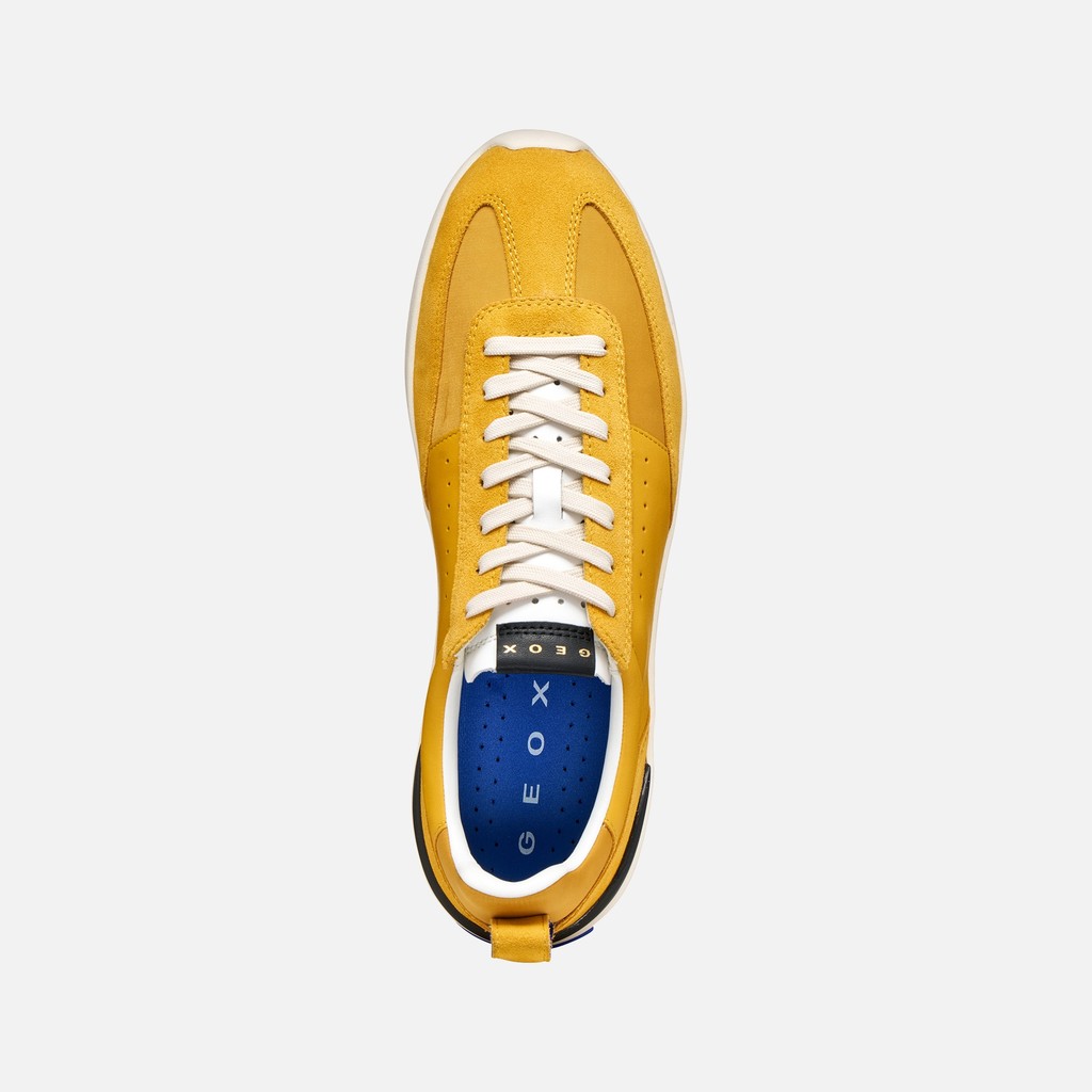 Low top sneakers GXRN-02 MAN Yellow - image number 5 | GEOX