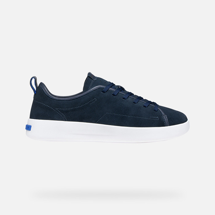 Scarpe camoscio GXCP-01 UOMO Blu navy | GEOX