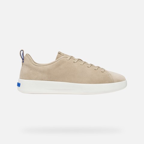 Baskets en cuir GXCP-01 HOMME Beige clair - image number 1 | GEOX