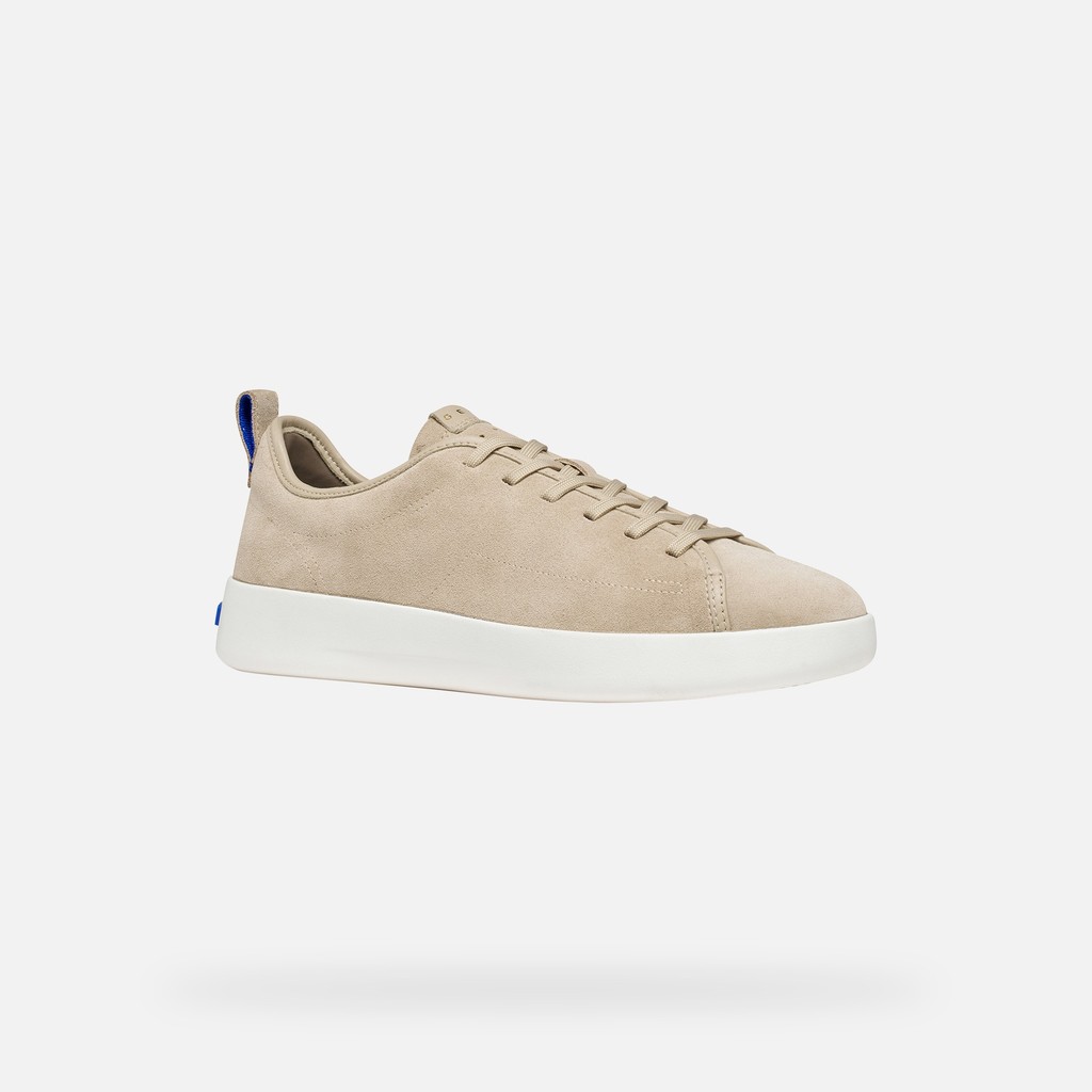 Baskets en cuir GXCP-01 HOMME Beige clair - image number 2 | GEOX