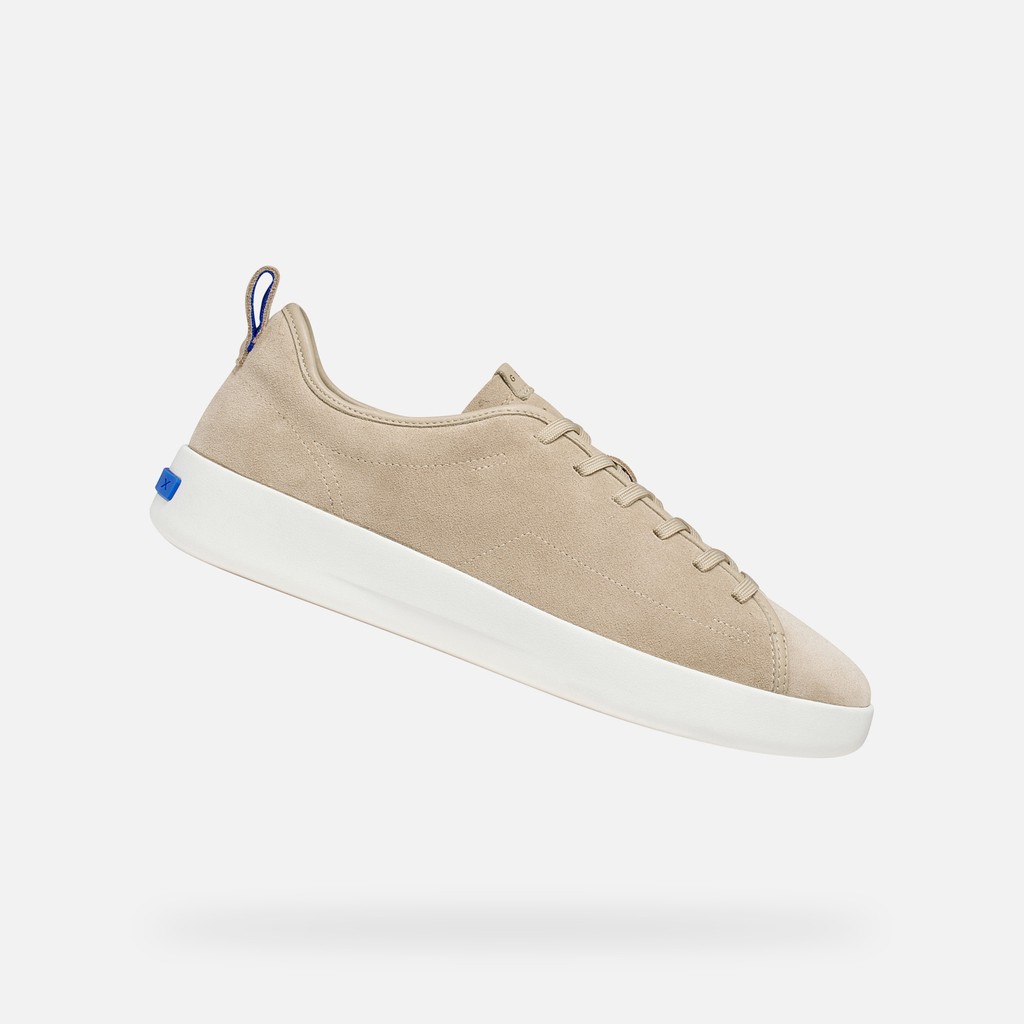 Baskets en cuir GXCP-01 HOMME Beige clair - image number 0 | GEOX