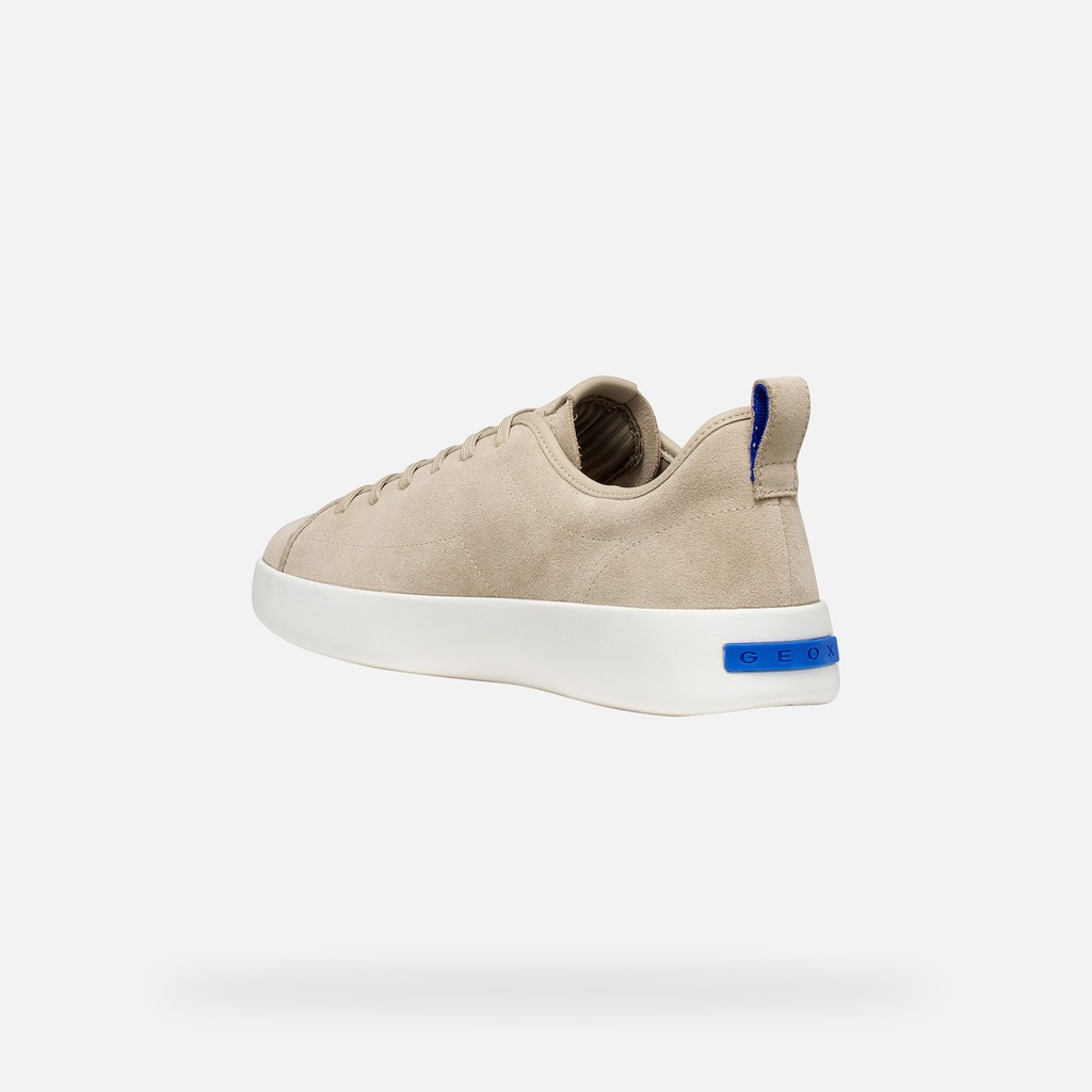 Baskets en cuir GXCP-01 HOMME Beige clair - image number 3 | GEOX