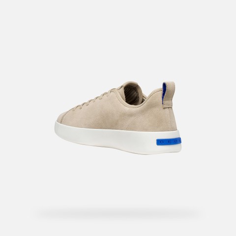 Baskets en cuir GXCP-01 HOMME Beige clair - image number 3 | GEOX