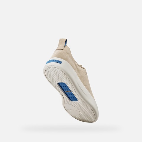 Baskets en cuir GXCP-01 HOMME Beige clair - image number 8 | GEOX
