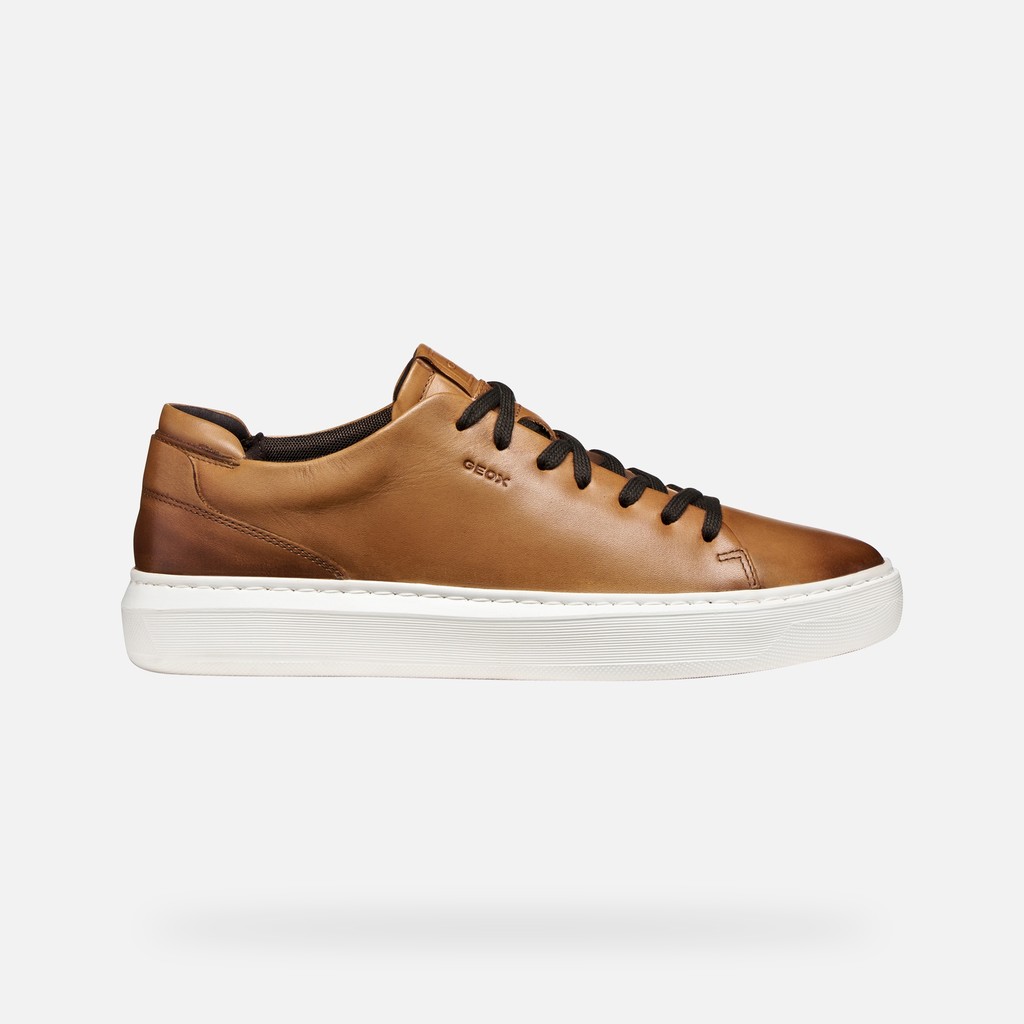 Leather shoes DEIVEN MAN Light Brown - image number 1 | GEOX