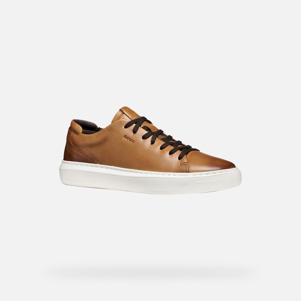 Leather shoes DEIVEN MAN Light Brown - image number 2 | GEOX