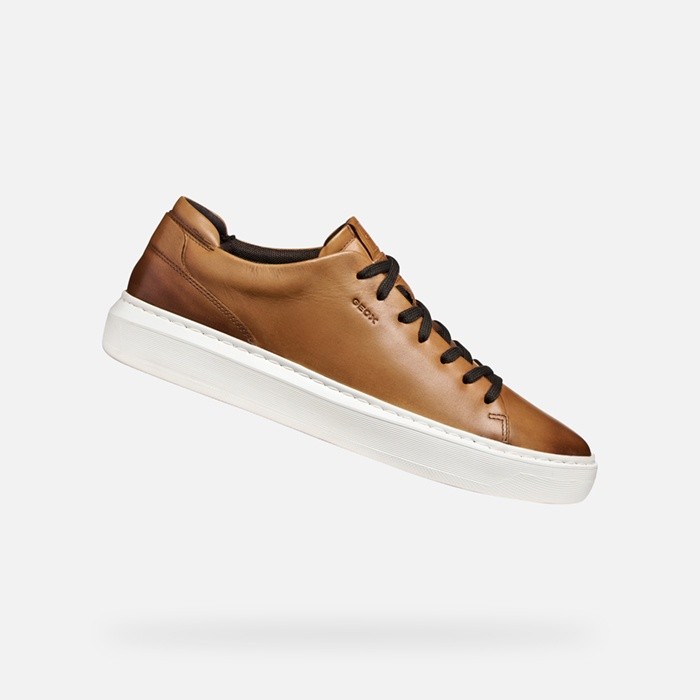 Leather shoes DEIVEN MAN Light Brown | GEOX