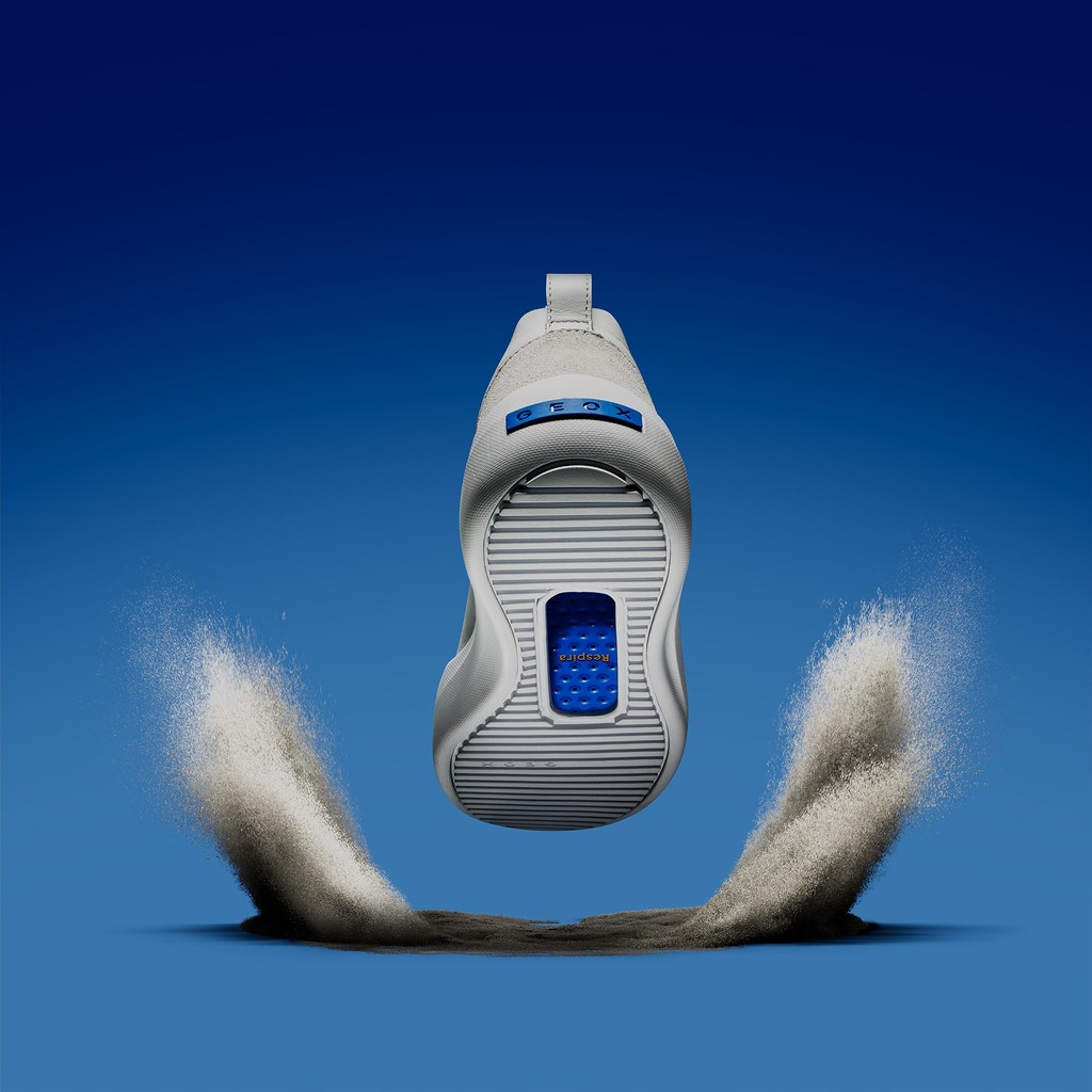 Baskets basse GXCP-02 HOMME Blanc/Blanc cass&eacute; - image number 6 | GEOX