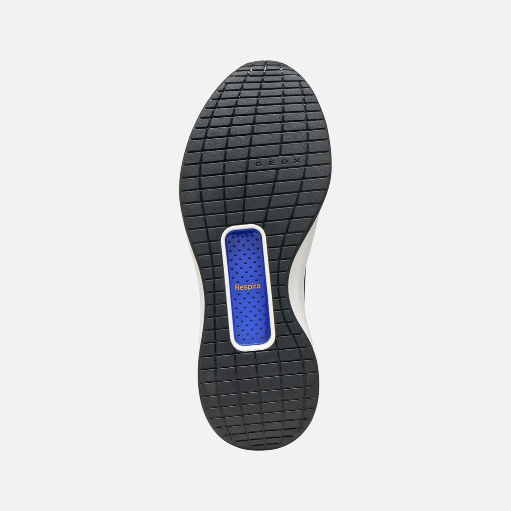 Zapatillas de piel GXRN-01 HOMBRE Azul marino - image number 6 | GEOX