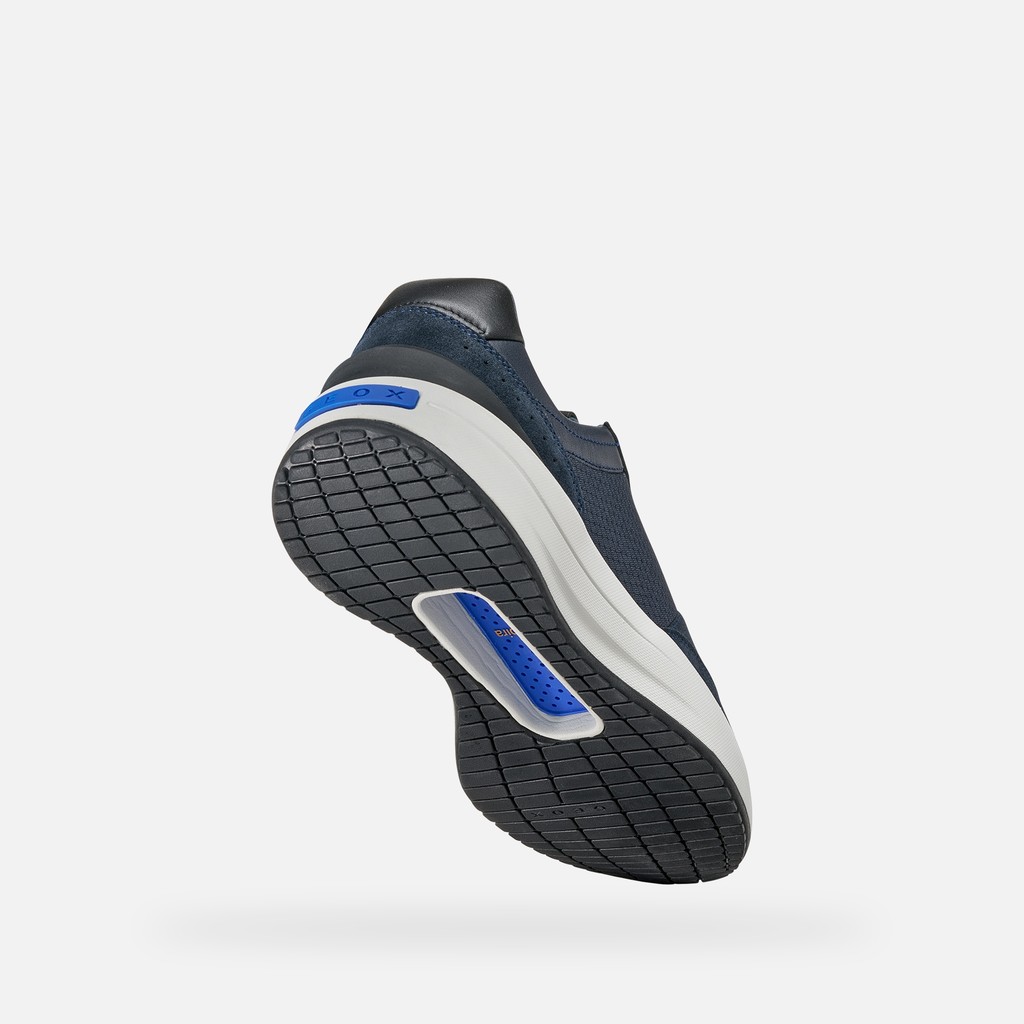 Leather sneakers GXRN-01 MAN Navy - image number 8 | GEOX