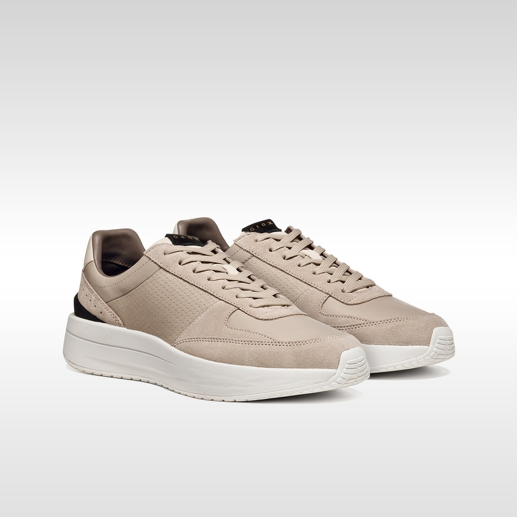 Leather sneakers GXRN-01 MAN Sand - image number 7 | GEOX