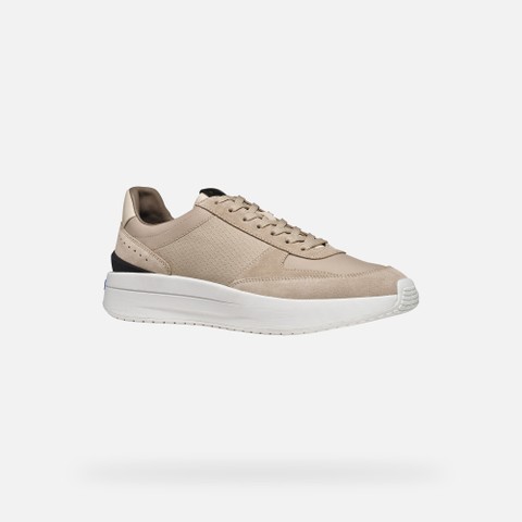 Leather sneakers GXRN-01 MAN Sand - image number 2 | GEOX