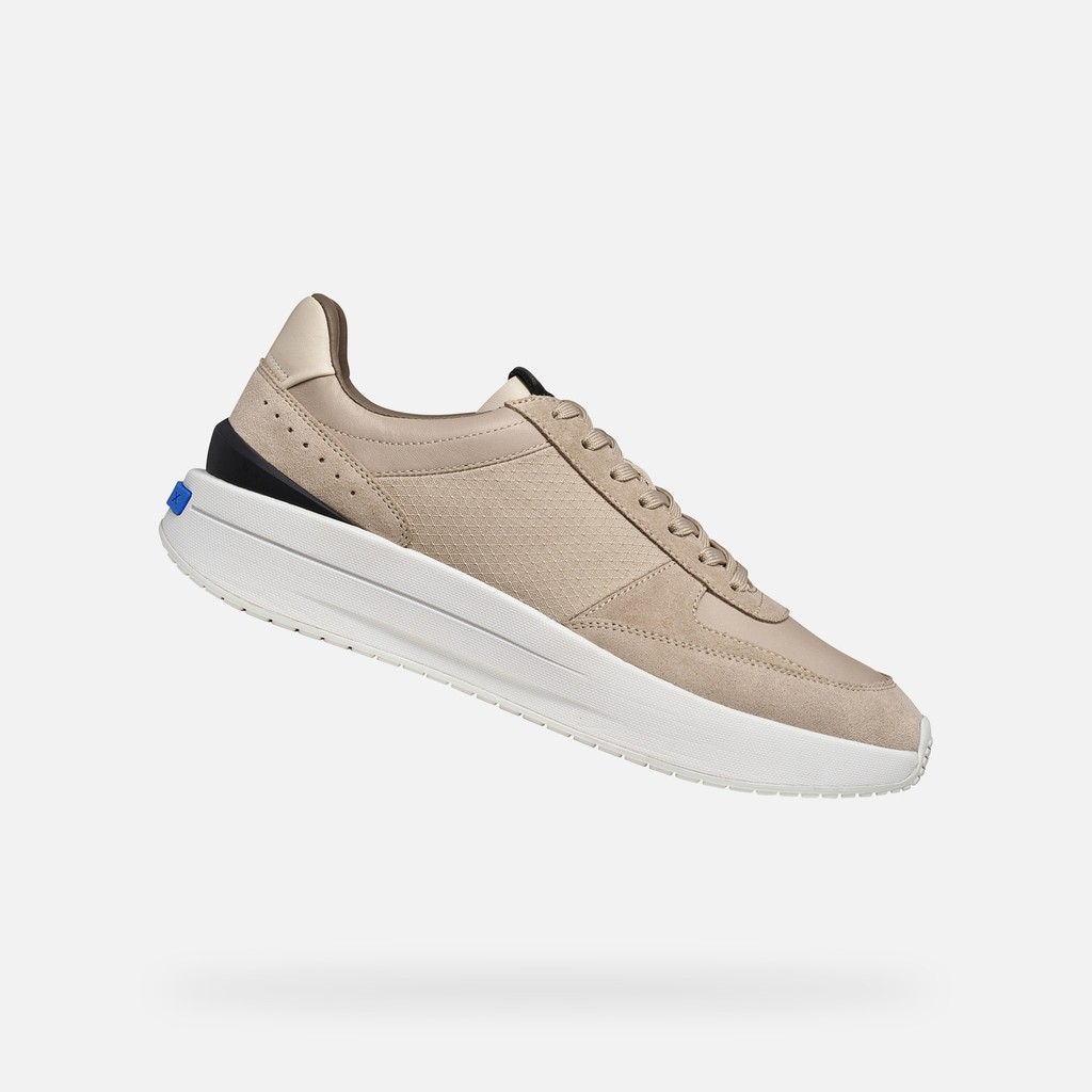 Leather sneakers GXRN-01 MAN Sand - image number 0 | GEOX