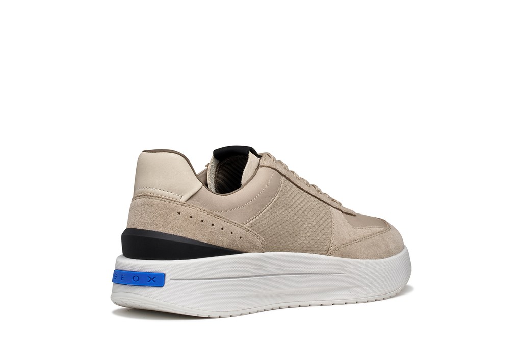 Leather sneakers GXRN-01 MAN Sand - image number 4 | GEOX