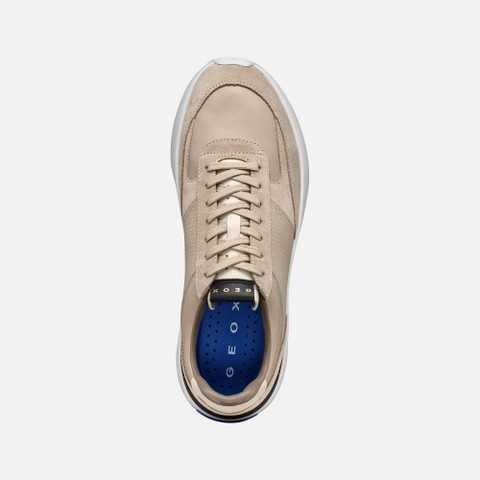 Leather sneakers GXRN-01 MAN Sand - image number 5 | GEOX