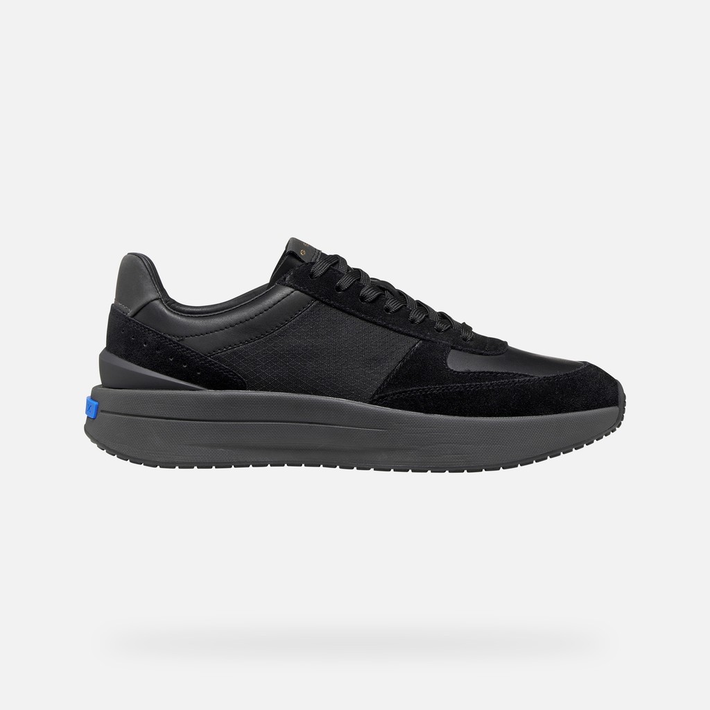 Baskets en cuir GXRN-01 HOMME Noir - image number 1 | GEOX