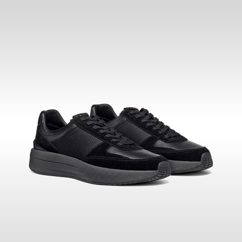 Leather sneakers GXRN-01 MAN Black - image number 7 | GEOX