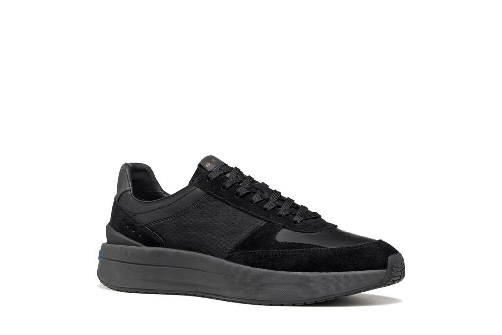 Baskets en cuir GXRN-01 HOMME Noir - image number 2 | GEOX