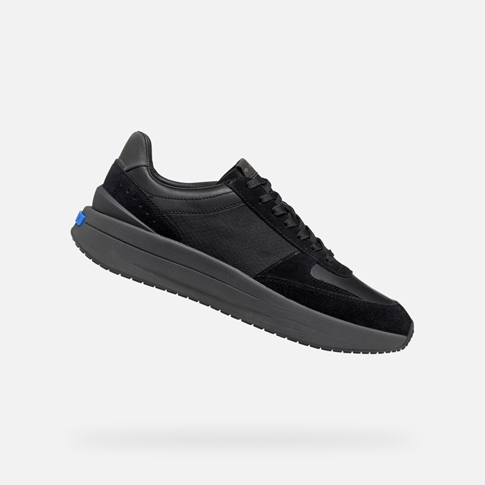 Leather sneakers GXRN-01 MAN Black | GEOX