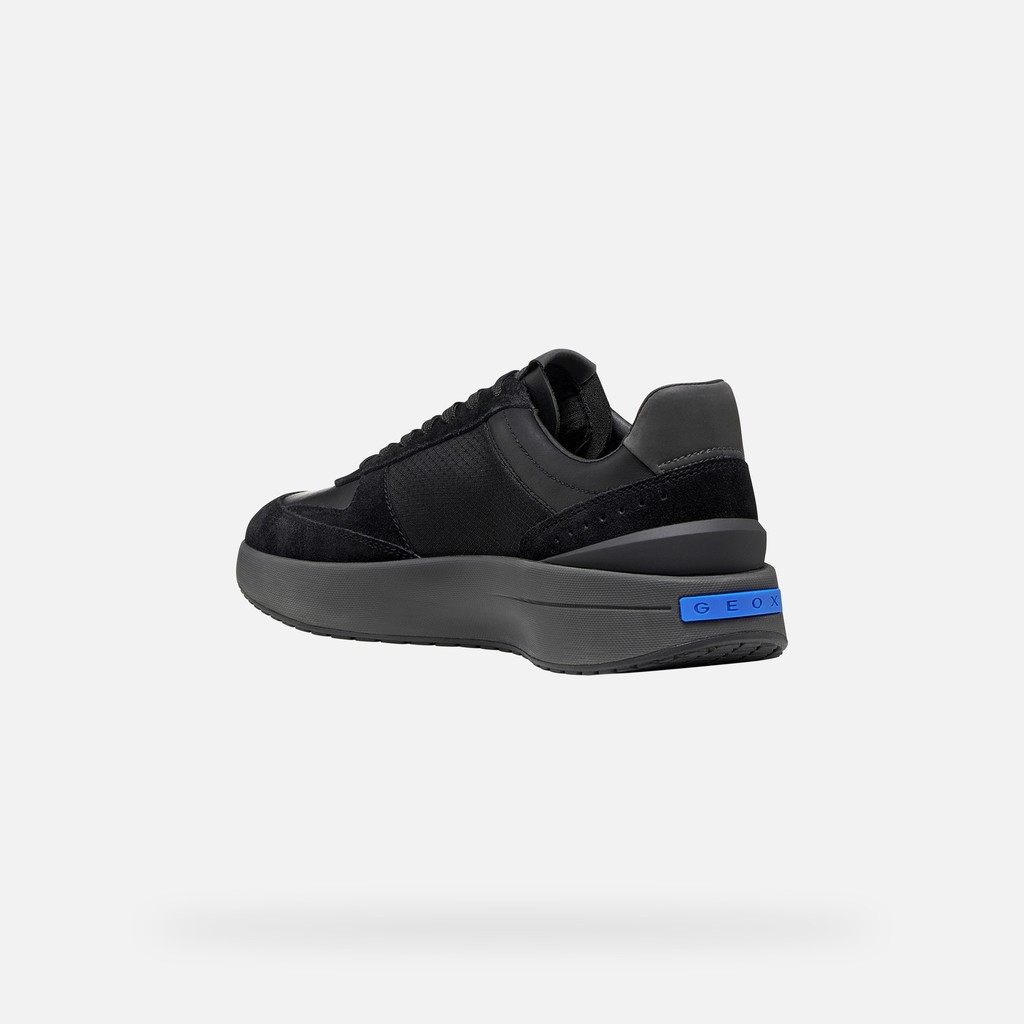 Baskets en cuir GXRN-01 HOMME Noir - image number 3 | GEOX