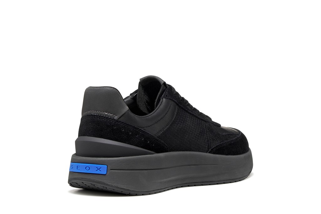 Baskets en cuir GXRN-01 HOMME Noir - image number 4 | GEOX